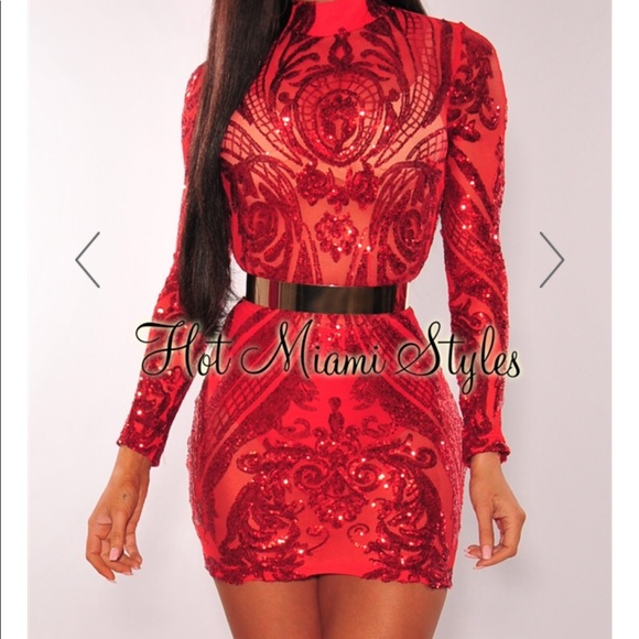 Robe Hot Miami Styles Taille M - Couleur Rose Bodycon - Neuve Sans étiquettes